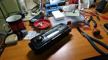 オートエアコンの切れた電球を、なんだかLEDに交換