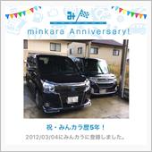 祝・みんカラ歴5年！