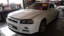 GT-R鈑金状況１
