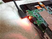 タブレットPC(MicroUSB)修理、失敗