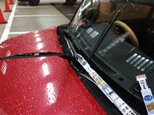 拭き取りの悪いワイパーで