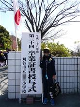 今日は長男の卒業式でした。