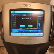 丸の内タニタ食堂で、“MC-980A” による身体組成の測定をした