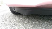 フロントバンパーのアンダースカートは擦り易いので注意しないと！