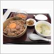 今日のランチも「孔子膳堂」ニンニク豚丼 600円