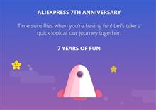 AliExpress 7周年セール！