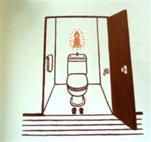 トイレには、、神様⁈ がいました😊