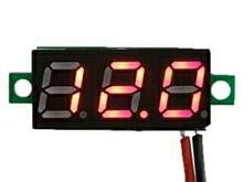 電圧計取り付け