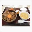 今日のランチも「孔子膳堂」ニンニク豚丼 600円
