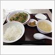 今日のランチも、「孔子膳堂」チンジャオロース定食 800円