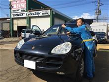 クルーズ 朝イチ カイエン納車準備！