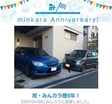祝・みんカラ歴8年！