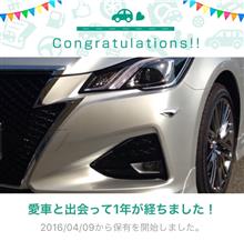 愛車と出会って1年! 愛車と出会って1年!