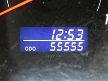 メーター55555km