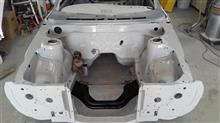 2か月ぶりのLBレース車作業