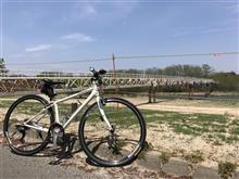 自転車のタイヤ交換してポタポタ～