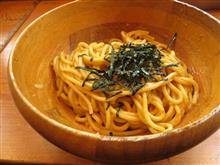 今日のランチは、「パンコントマテ」うにのスパゲッティー