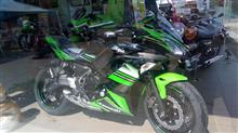 新型 Ninja650 ABS　見て来た