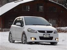 SX4で大寒波中の日光TRY。