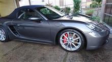 718Boxster S　初洗車