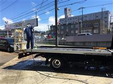 クルーズ 積載車の荷台洗浄チュー！