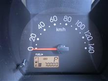 70000km　走破‼