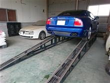 休み（仕事出来ない）の日には車をいじって