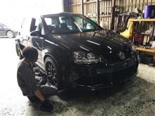 クルーズ 朝イチ ＧＯＬＦ Ｒ３２アライメント前点検！