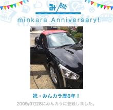 祝・みんカラ歴8年！
