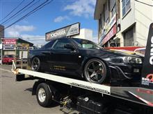クルーズ ブラックバード ４輪アライメントへ！
