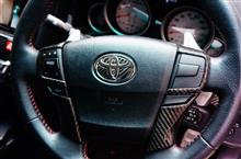 トヨタ　マークX用ドライカーボン製パドルシフトのテストをしました！