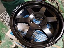 TE37の黒艶消し塗装完了！