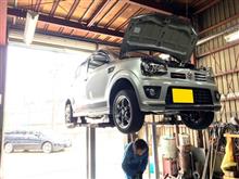 クルーズ アルトワークス４WD/5MT ロイヤルパープルOIL交換！