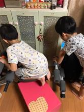 孫達が遊びに来てくれました。(^O^)