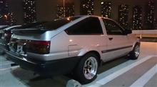 AE86にハイマウントストップランプ