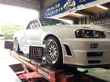 クルーズ ＢＮＲ３４納車前に大慌てでアライメント！
