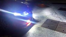 交換完了！フォグがLEDに！
