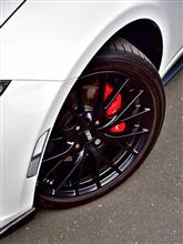 ロードスターRFのブレンボブレーキのダスト具合