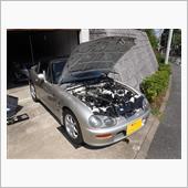 新カプチのオイル交換とカーステ