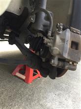 娘の車のドライブシャフト交換！
