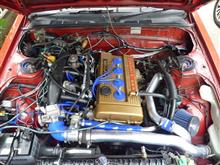 DR30にER34純正サクションパイプ、ブローオフリターンパイプの流用、インテーク加工取り付け DR30にER34純正サクションパイプ、ブローオフリターンパイプの流用、インテーク加工取り付け