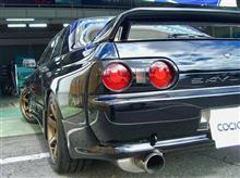 32GT-RにボルクレーシングTE37 SAGA!! コンケイブ、惚れ惚れします