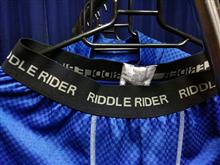 RIDDLE  RIDER･･･(^^;