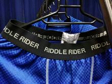 RIDDLE  RIDER･･･(^^; 