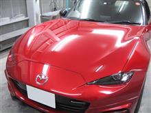 ボディガラスコーティング　アークバリア２１施工　愛知県豊田市　倉地塗装　ＫＲＣ
