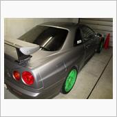 遅いから洗車できず