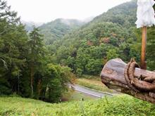 長野県道199号八島高原線を行く
