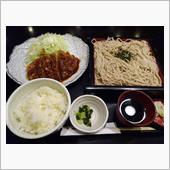 お腹一杯のそば定食