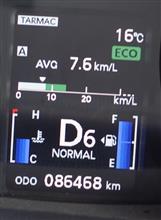 ミラー番　086468km