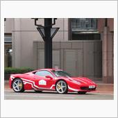 出張先のフェラーリ